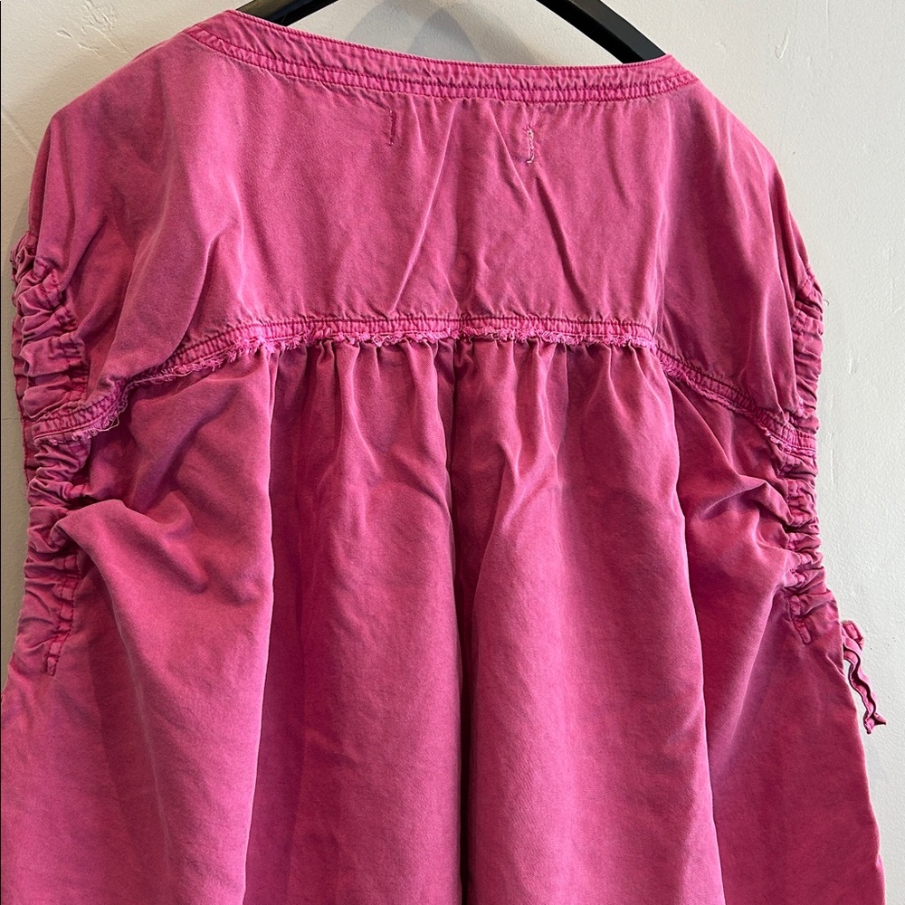 Free People Summer Love Henley Top - Picture 8 of 9
